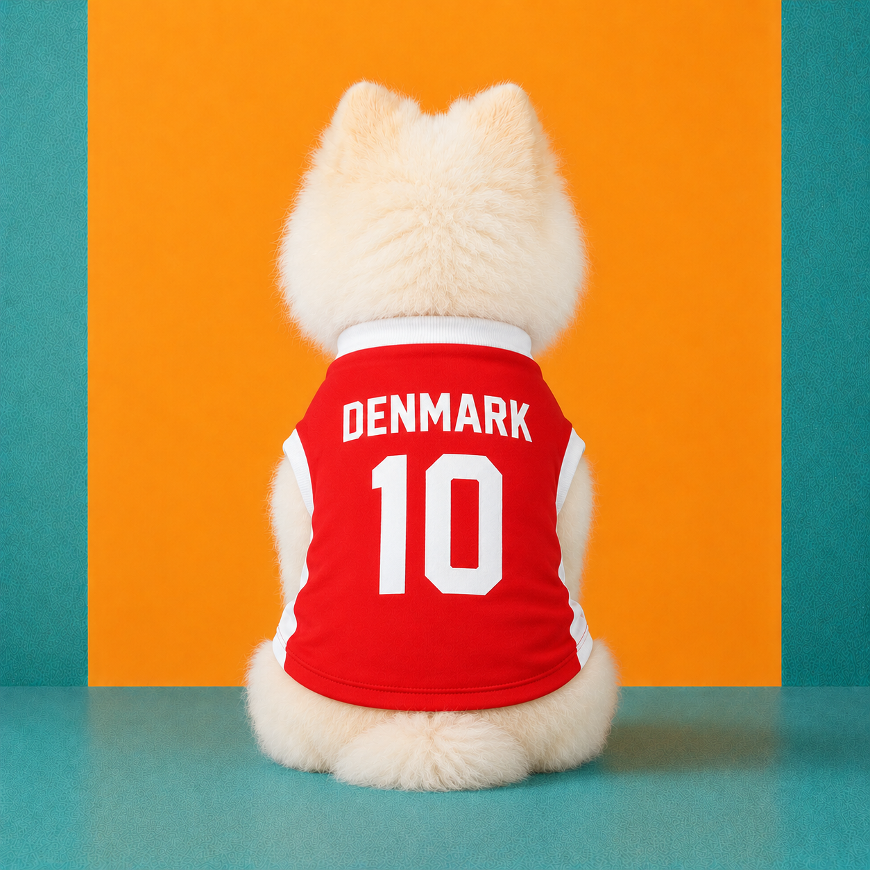 World Cup 2026 Denmark Soccer Pet Jersey