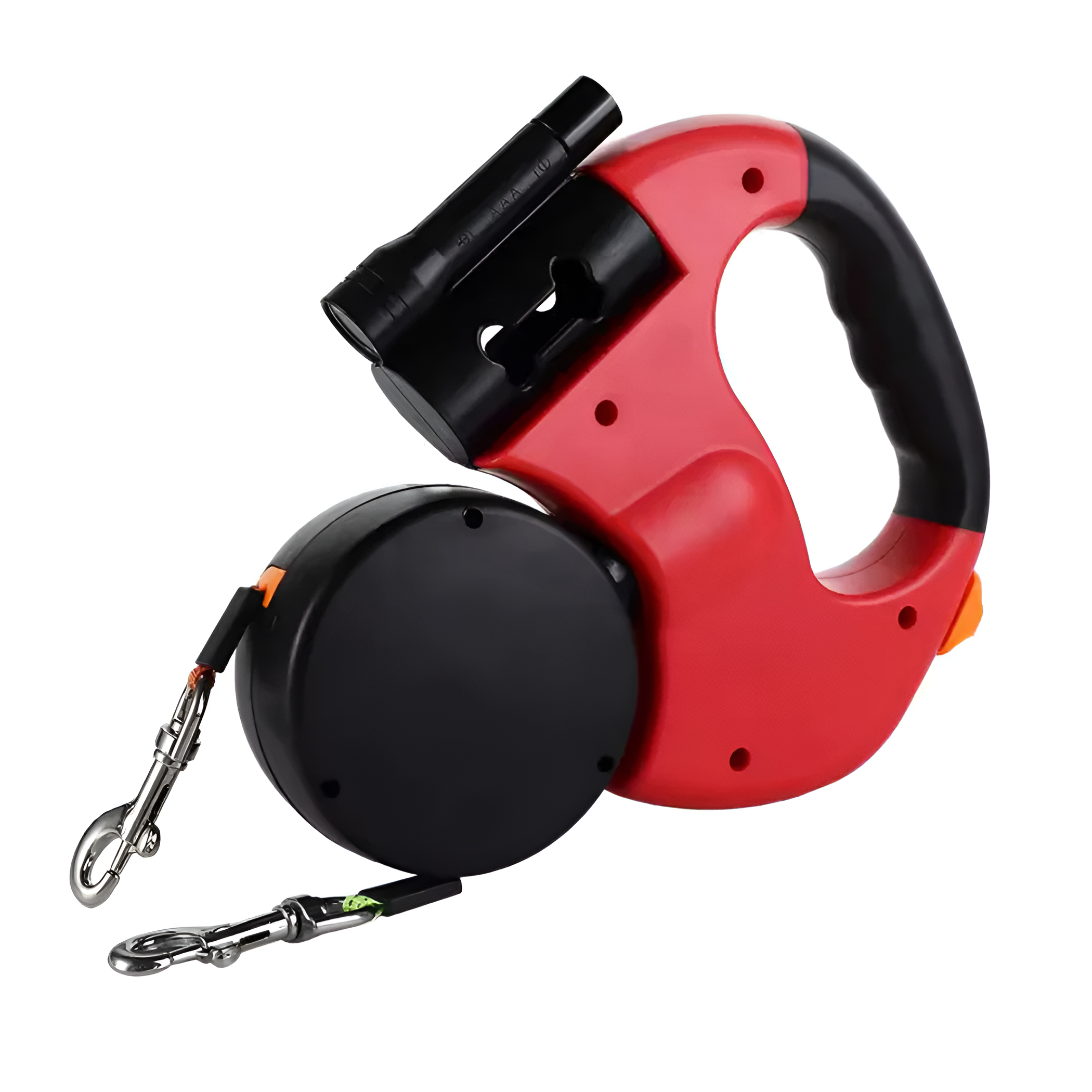 Dual Retractable Dog Leash With 360 Swivel And LED Light For WalkingDual Retractable Dog Leash With 360 Swivel And LED Light For Walking - Image 6