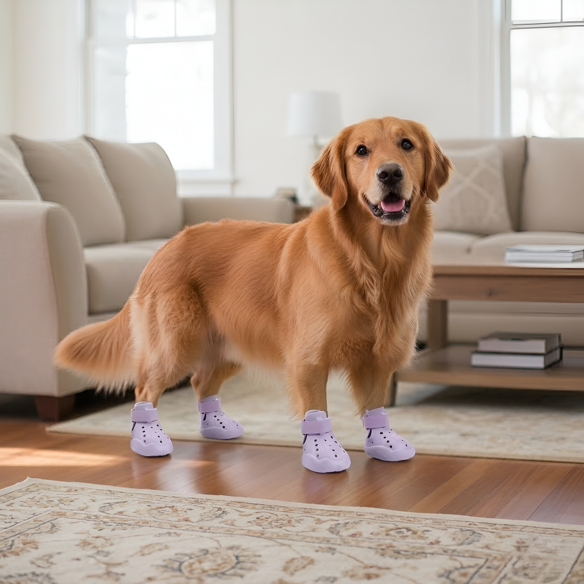 Pack Of 4 Dog Shoes With Adjustable StrapPack Of 4 Dog Shoes With Adjustable Strap - Image 11