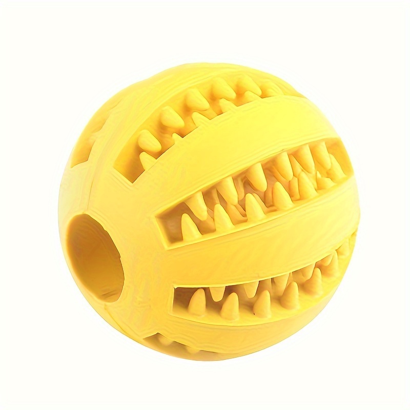 Interactive Dog Chew Ball With Treat Holder And Teeth Cleaning DesignInteractive Treat Ball For Dogs - Image 6
