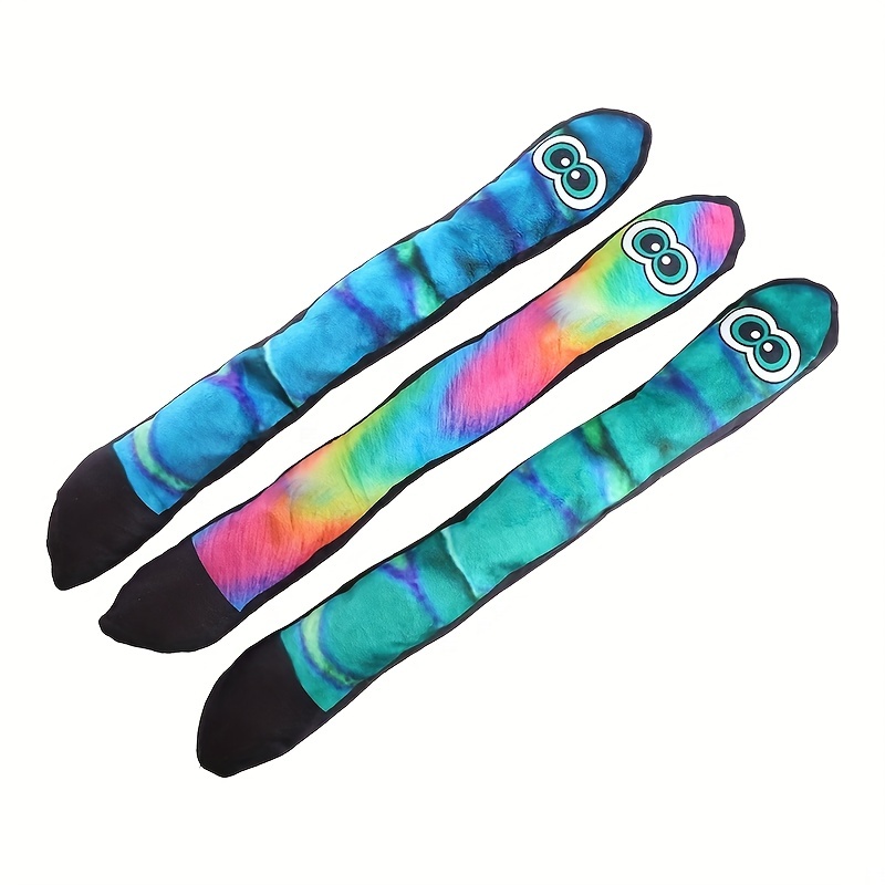 Long Snake Plush Dog Toy With Squeaker And Bite Resistant DesignLong Snake Plush Dog Toy With Squeaker And Bite Resistant Design - Image 8