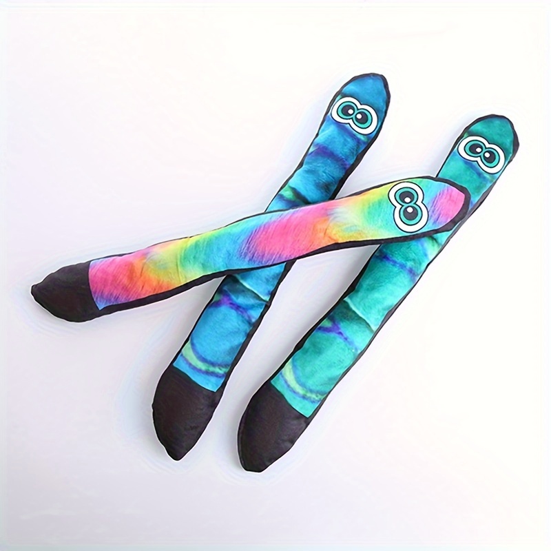 Long Snake Plush Dog Toy With Squeaker And Bite Resistant DesignLong Snake Plush Dog Toy With Squeaker And Bite Resistant Design - Image 10