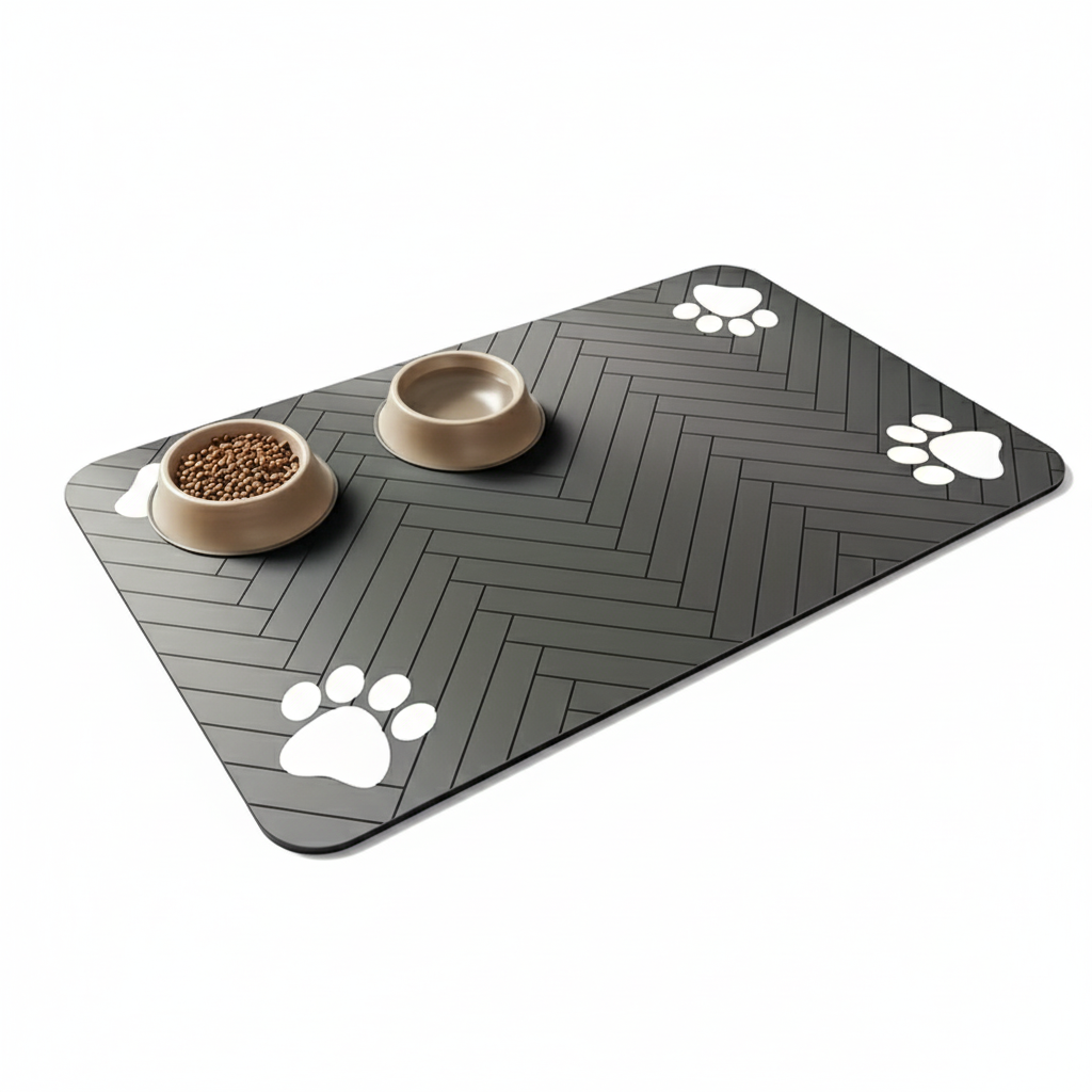 Quick Dry Diatom Mud Pet Feeding Mat For Cats And DogsQuick Dry Diatom Mud Pet Feeding Mat For Cats And Dogs - Image 2