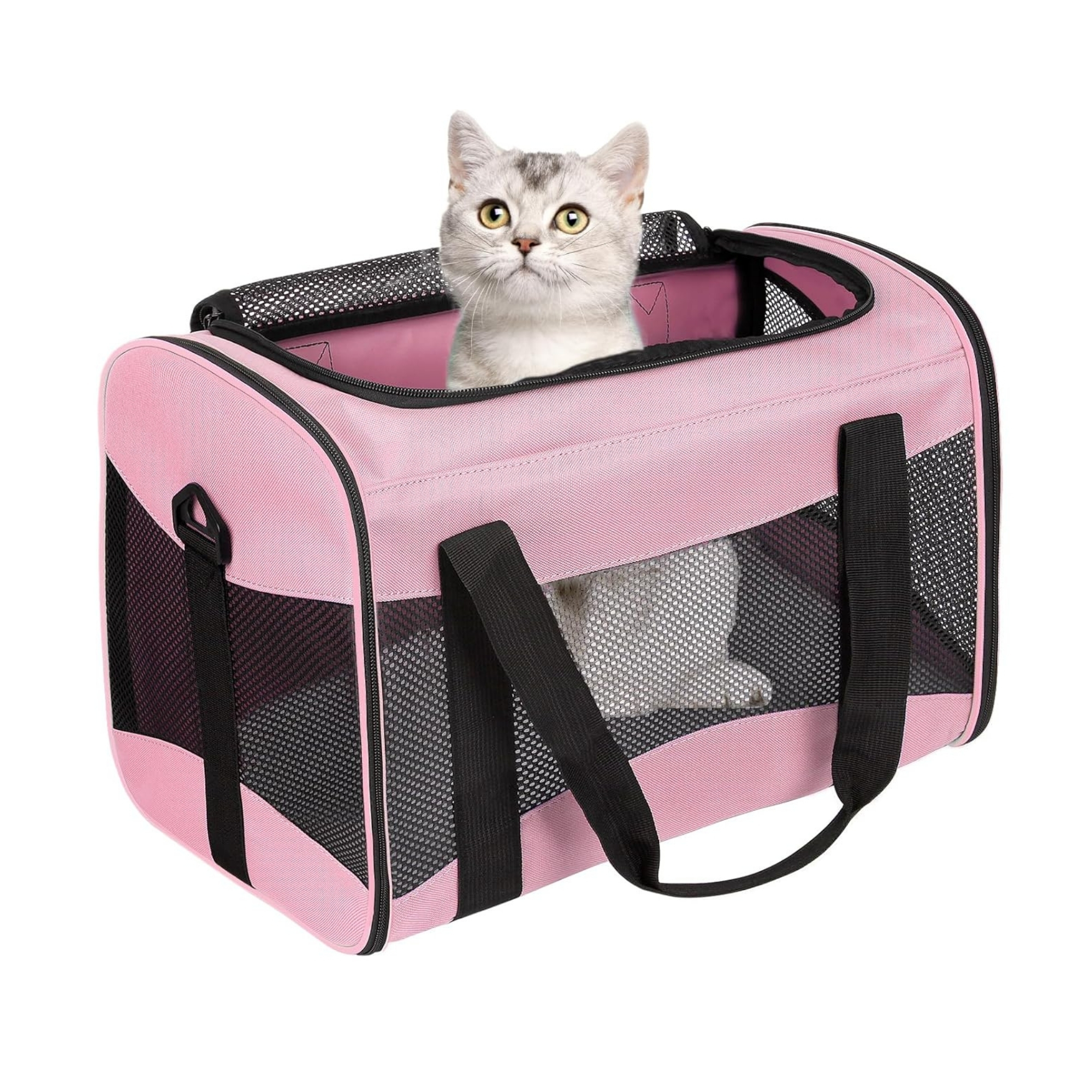 Soft Sided Airline Pet Carrier For Cats Dogs