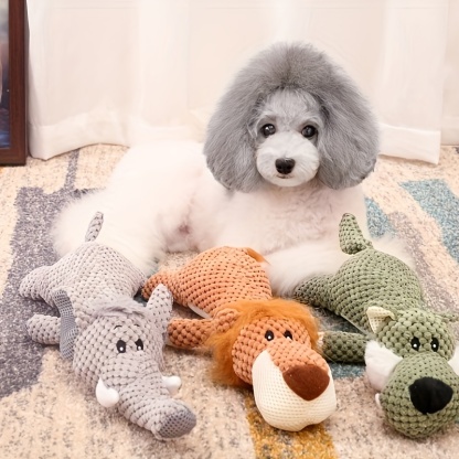 Squeaky Plush Dog Toys For Small And Medium Chewers
