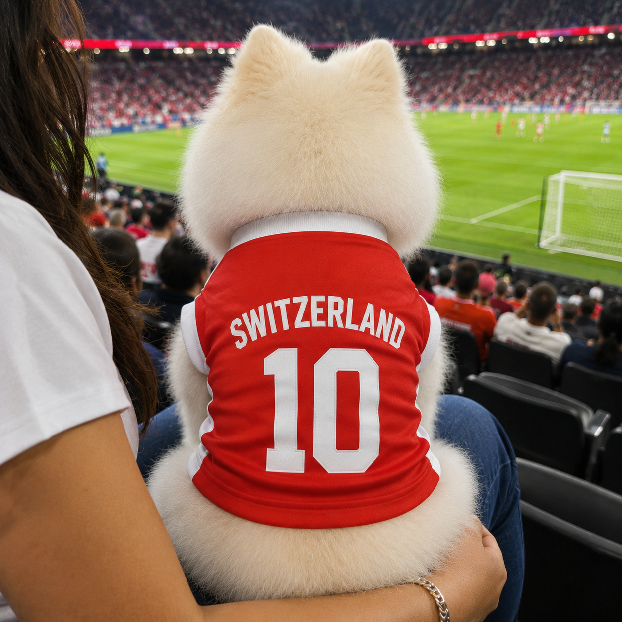 World Cup 2026 Switzerland Soccer Pet Jersey