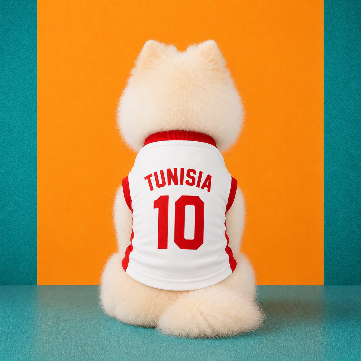 World Cup 2026 Tunisia Soccer Pet Jersey