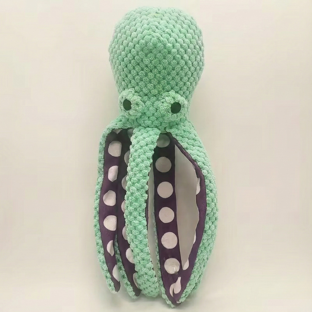 Plush Squeaky Chew Dog Toy For Teething