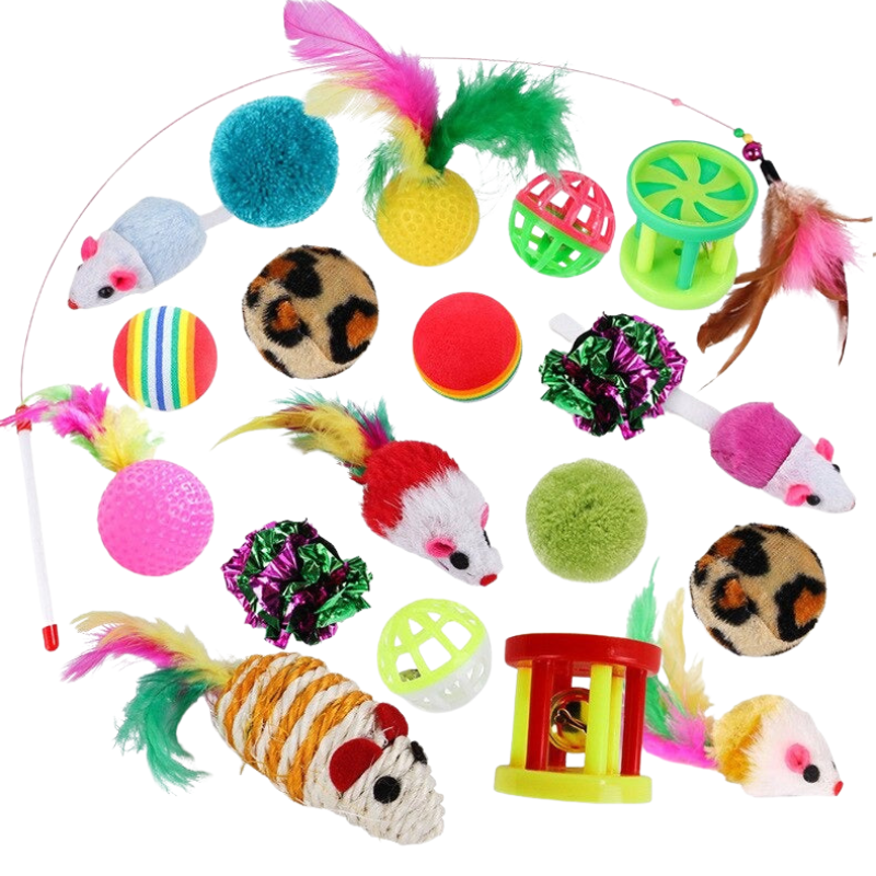 20pcs Cat Toy Combo Set