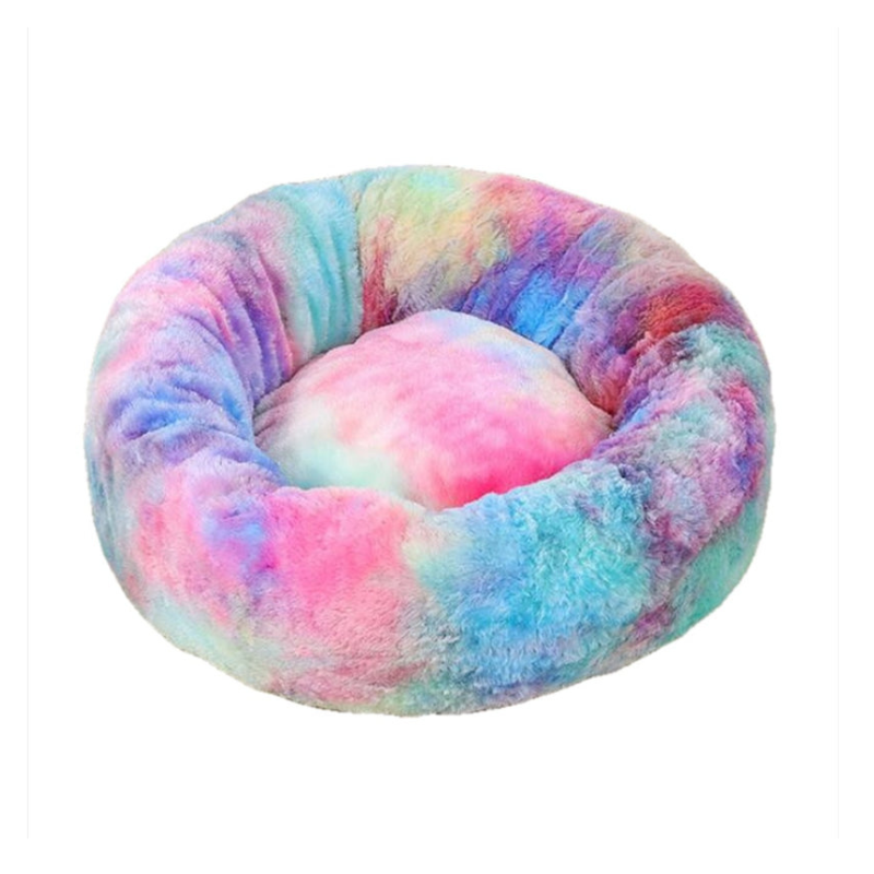 Round Cat Colorful Bed