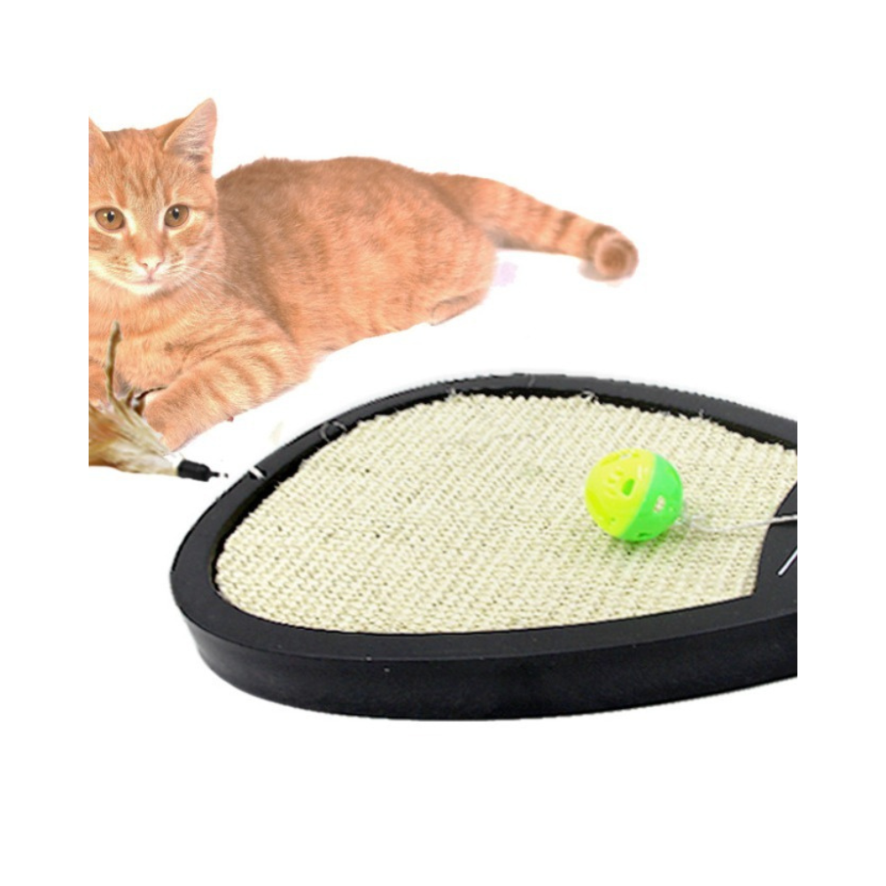 Interactive Cat Feather Wand Teaser with Non-toxic for Indoor Cats Mental Stimulation Exercise and Enrichment — side view