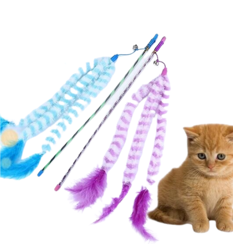 Soft Cat Feather WandSoft Cat Feather Wand - Image 2
