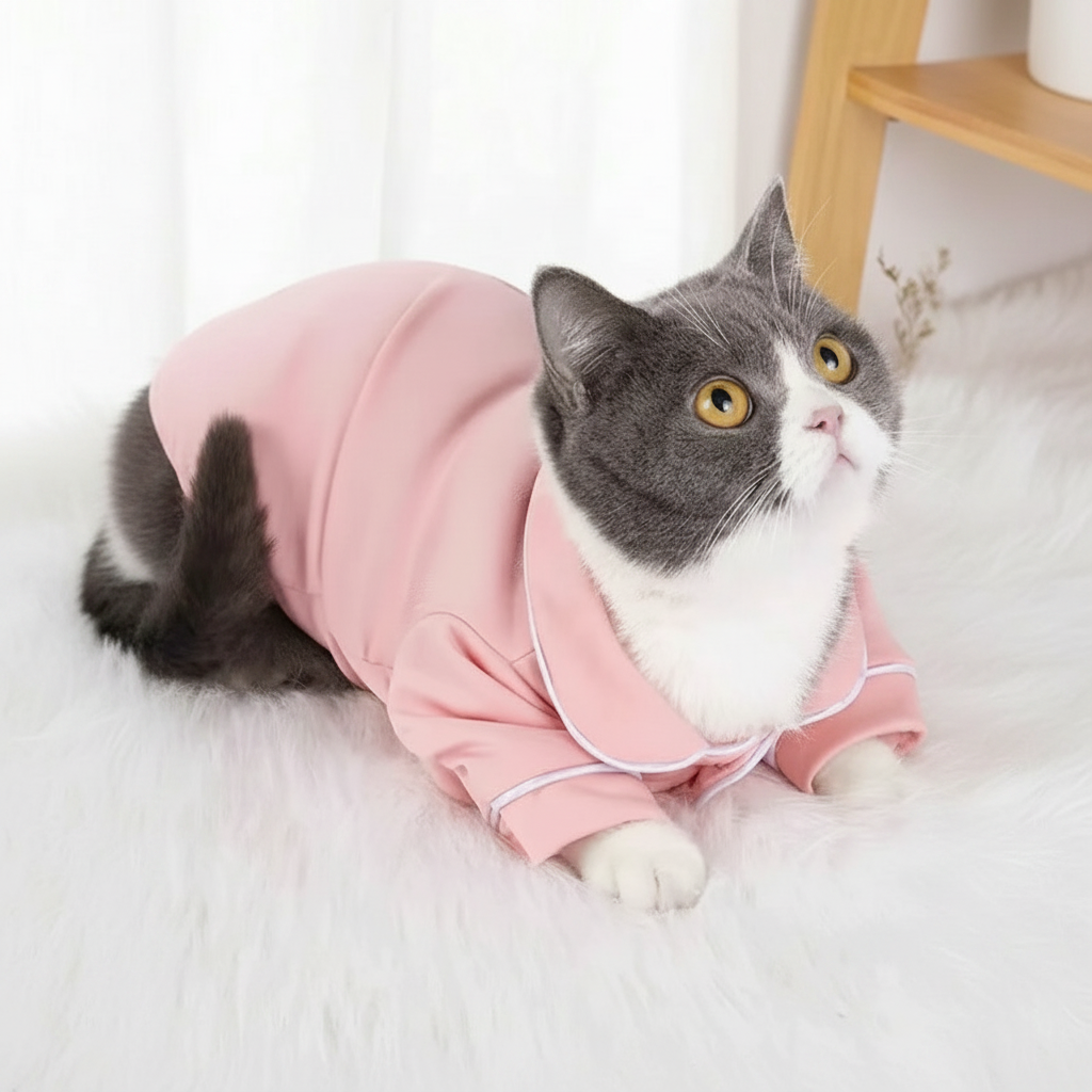 Classic Button Front Pet Pajamas