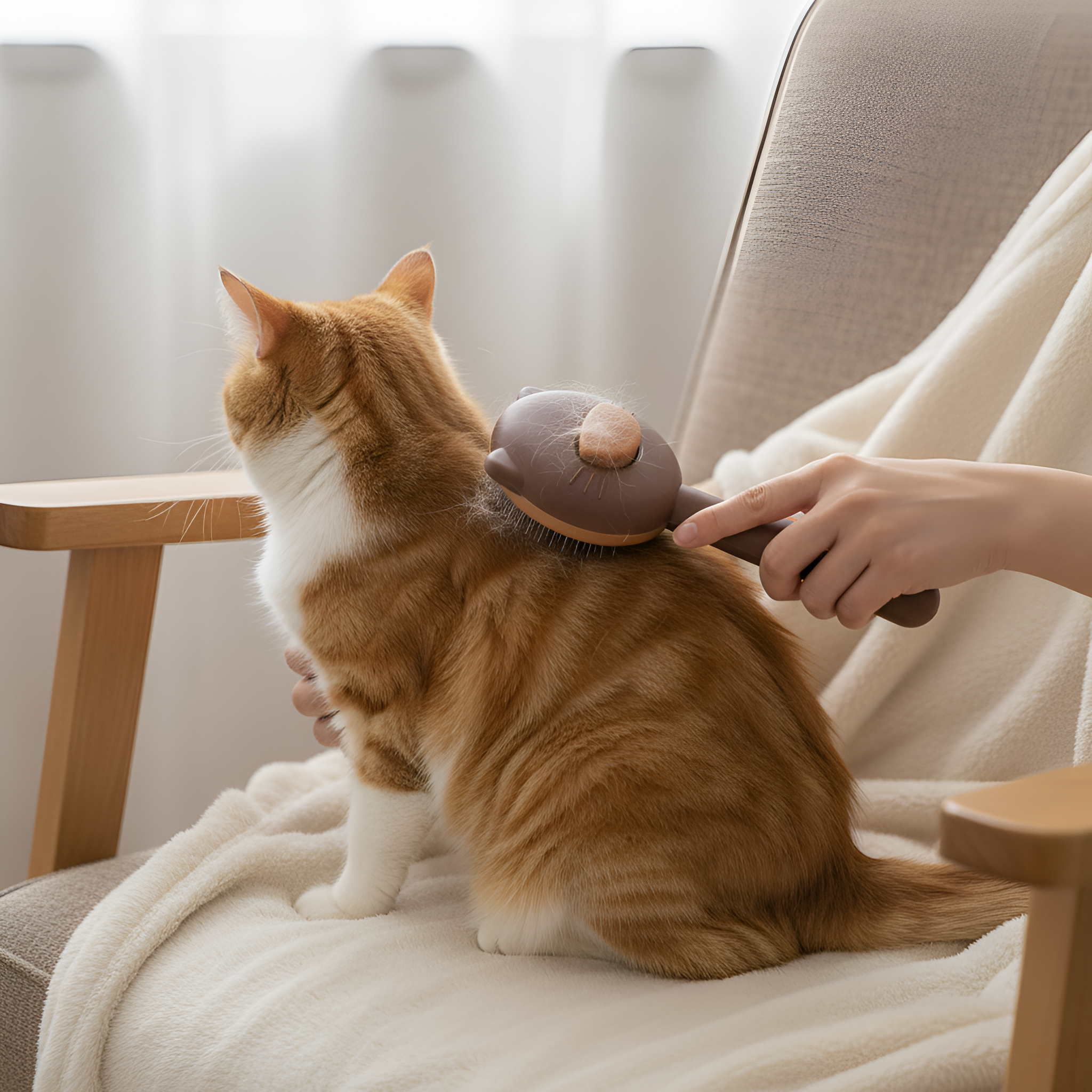 Grooming And Massage Brush For Cats And Dogs