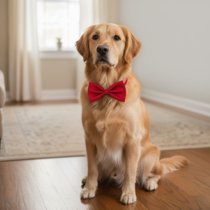 Adjustable Pet Bow Tie Collar For Dogs And Cats
