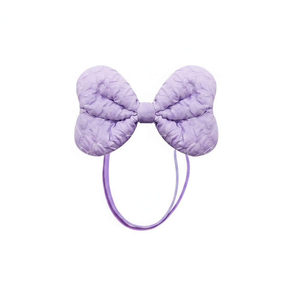 Quilted Fabric Pet Bow Headband