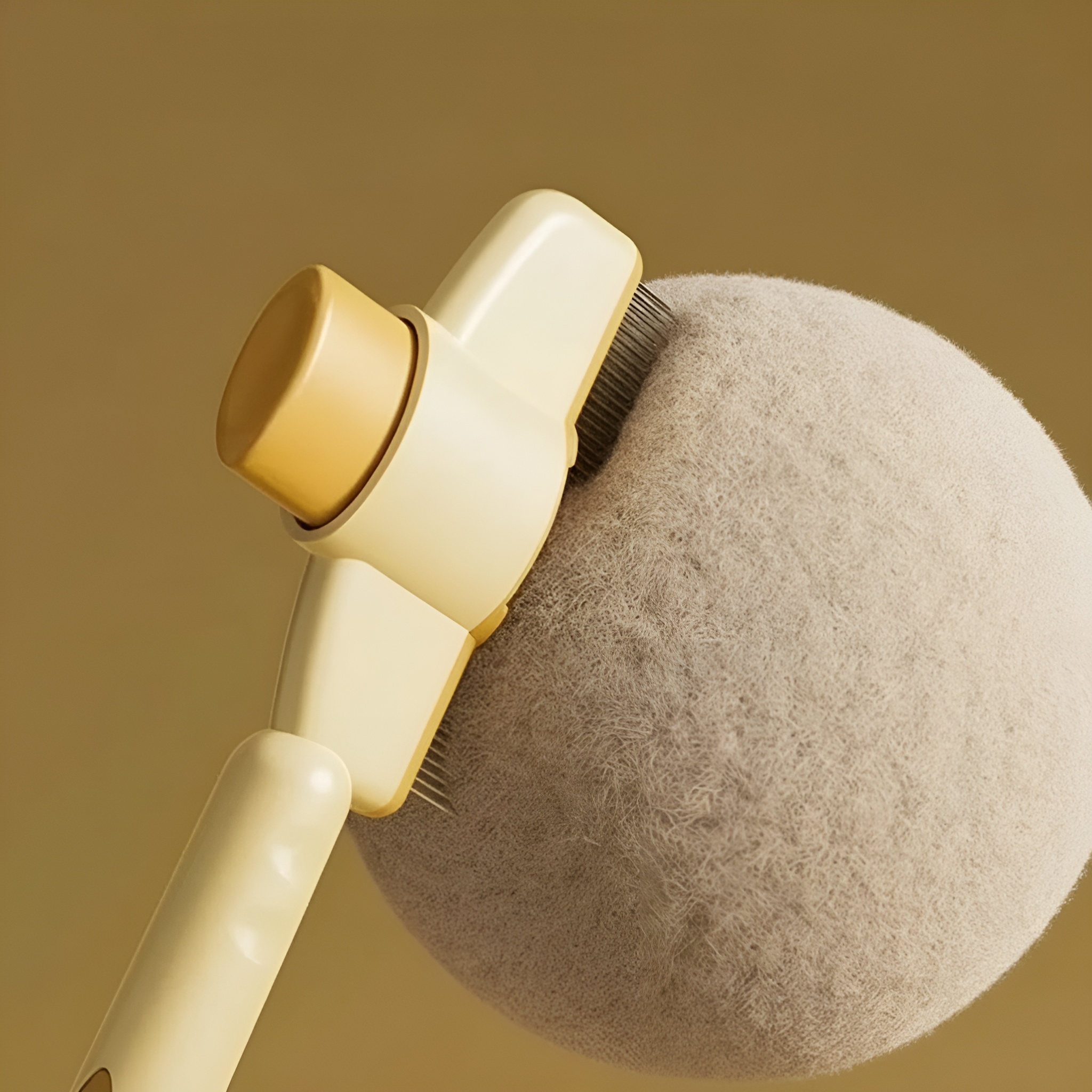 Professional Pet Hair Remover Lint Roller for Dogs and Cats with Waterproof and Lightweight — in use