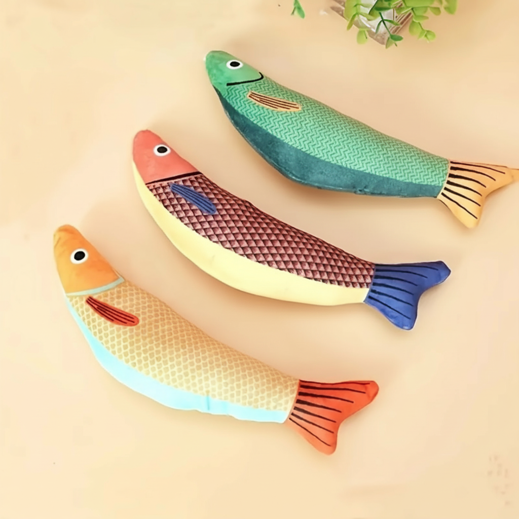 Fish Shape Interactive Cat ToyFish Shape Interactive Cat Toy - Image 7