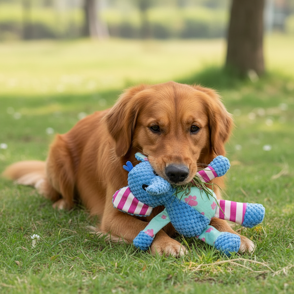 Plush Cartoon Chew Toy For PetsPlush Cartoon Chew Toy For Pets - Image 3