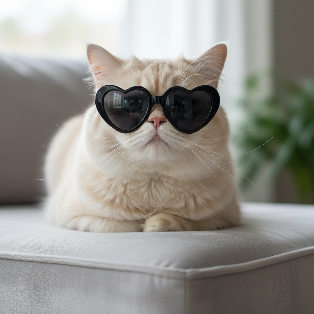 Adorable And Fashionable Photo Props Sunglasses For Cats And Dogs 