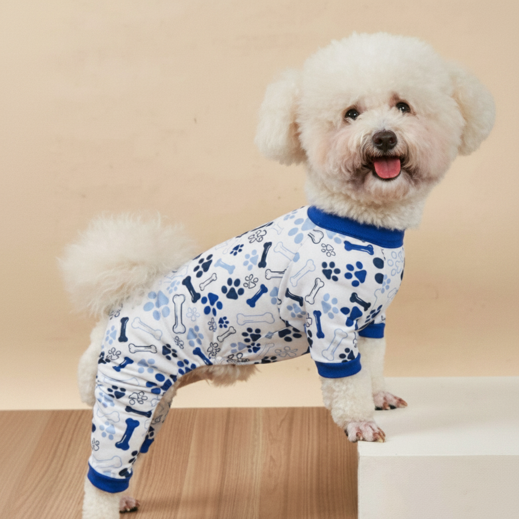 Soft Printed Jumpsuit For Dogs And Cats 