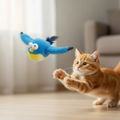 Flapping Rechargeable Interactive Toy For Cats