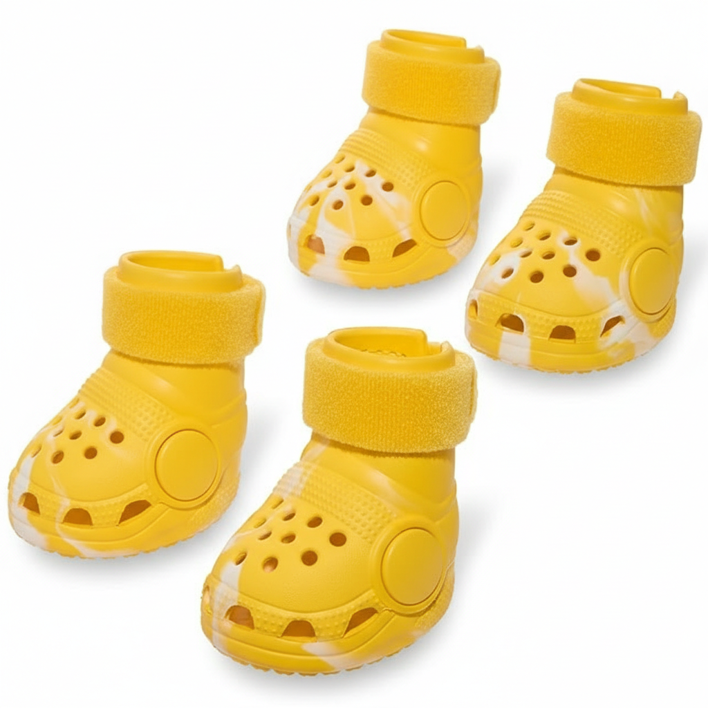 Pack Of 4 Dog Shoes With Adjustable StrapPack Of 4 Dog Shoes With Adjustable Strap - Image 4