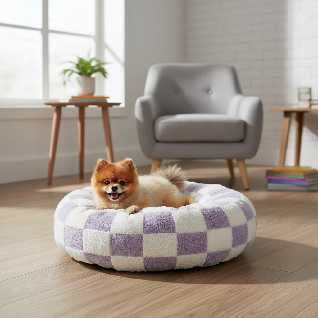 Warm Donut Bed - Cozy Fluffy Calming Bed 