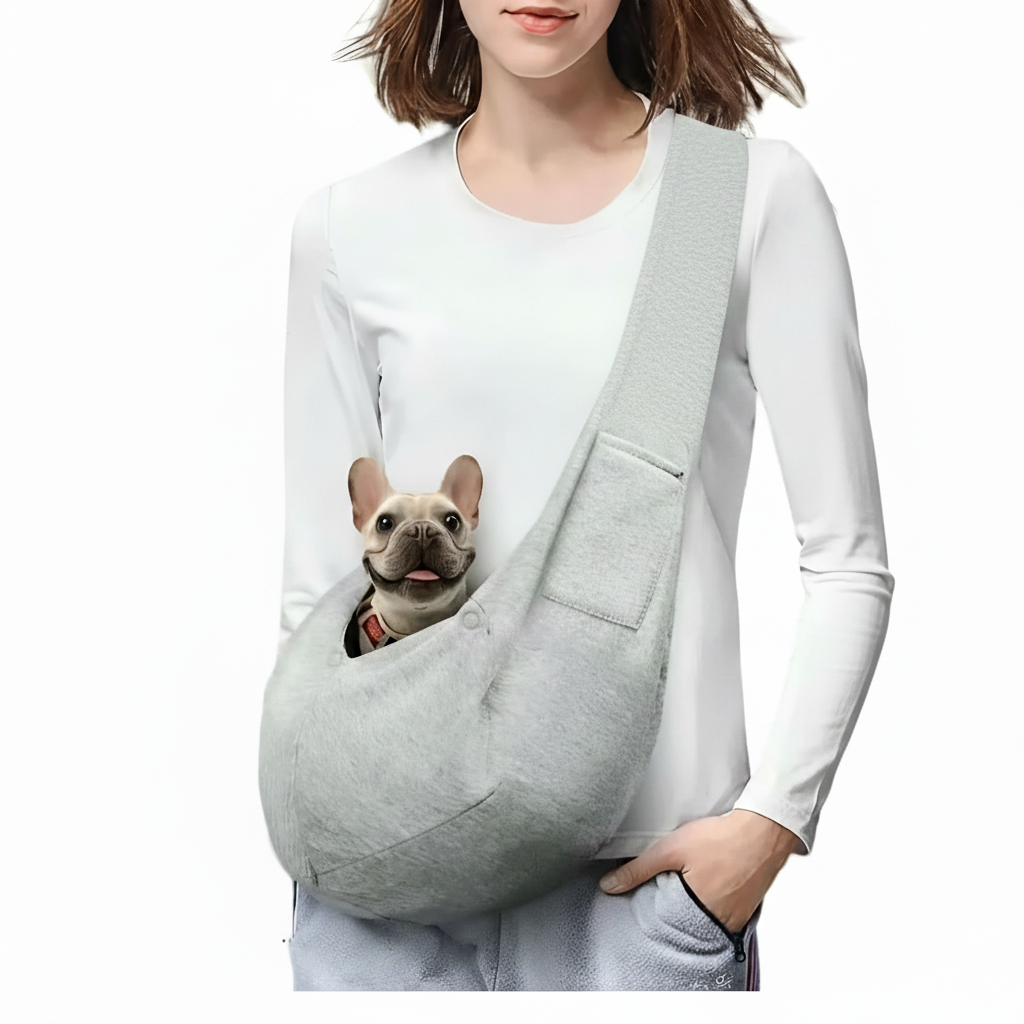 Portable Crossbody Pet Carrier Bag For Cats And Dogs Travel Tote Design