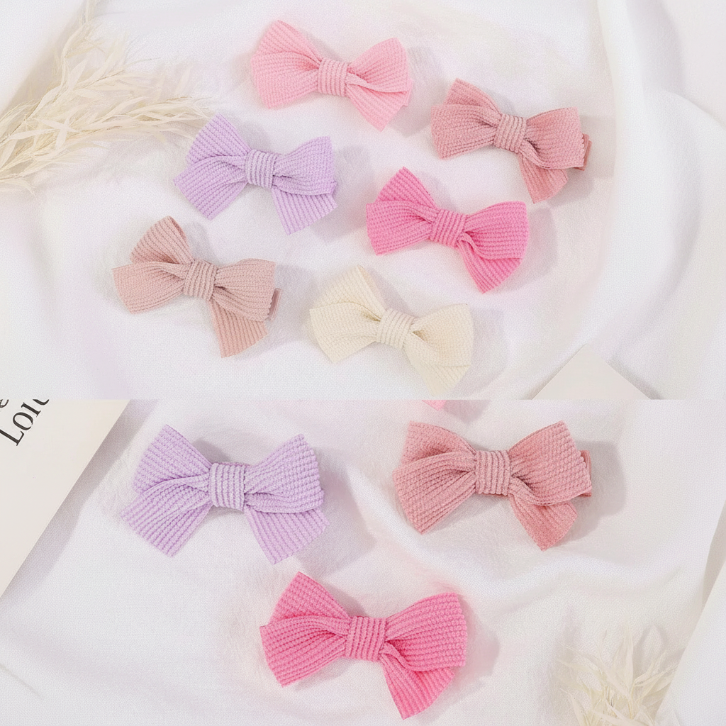 Pet Grooming Bow Hair Clips Set For Dogs And Cats