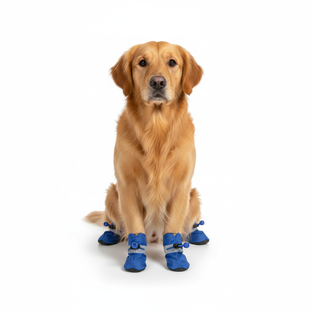 4 Pieces Water Resistant Dog Paw Protector Shoes4 Pieces Water Resistant Dog Paw Protector Shoes - Image 3