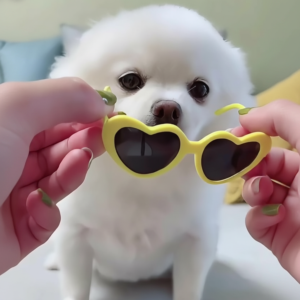 Small Pet Shaped Decorative Sunglasses