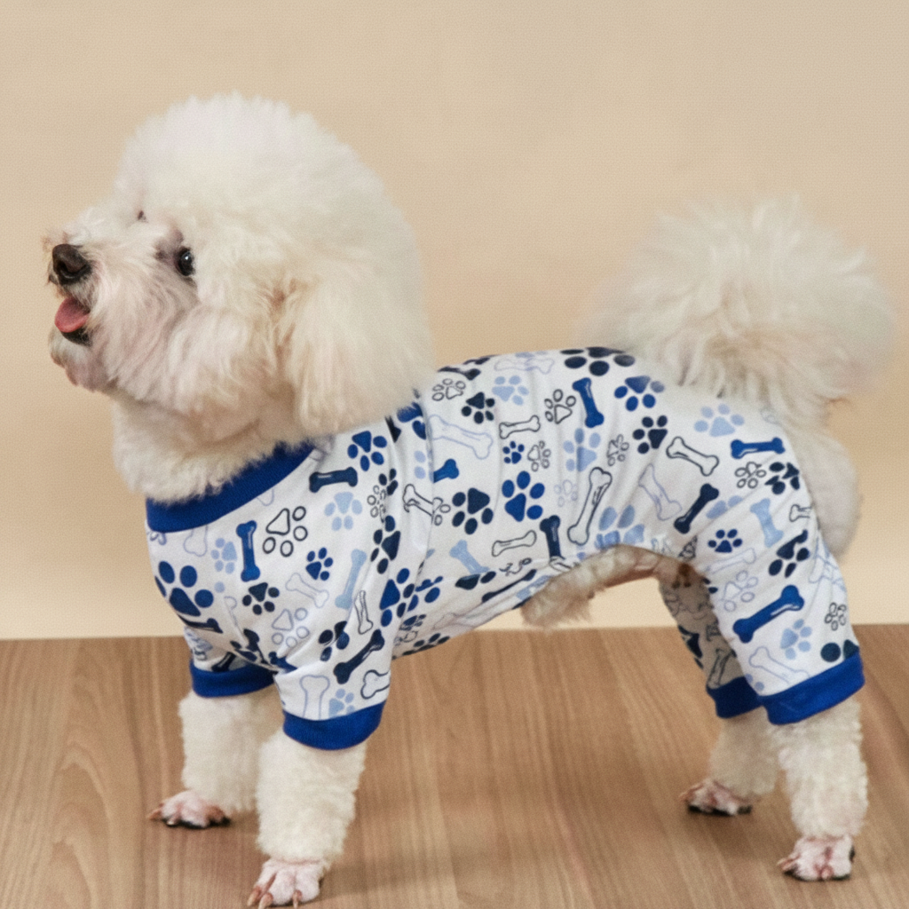 Soft Printed Jumpsuit For Dogs And Cats 