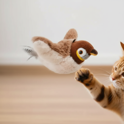 Flapping Rechargeable Interactive Toy For Cats