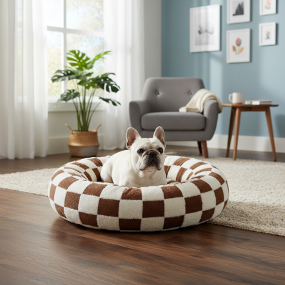 Warm Donut Bed - Cozy Fluffy Calming Bed 