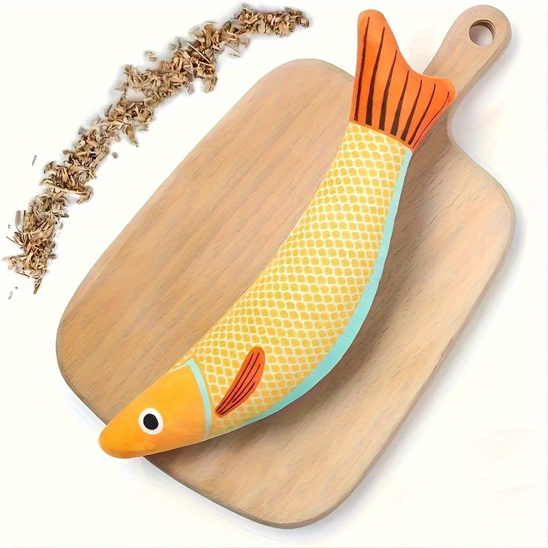 Fish Shape Interactive Cat Toy SetFish Shape Interactive Cat Toy - Image 8