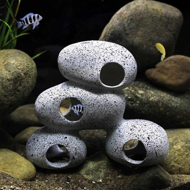 Aquarium Decoration for Freshwater and Saltwater Aquariums Precise Reliable and Easy to Install — in use