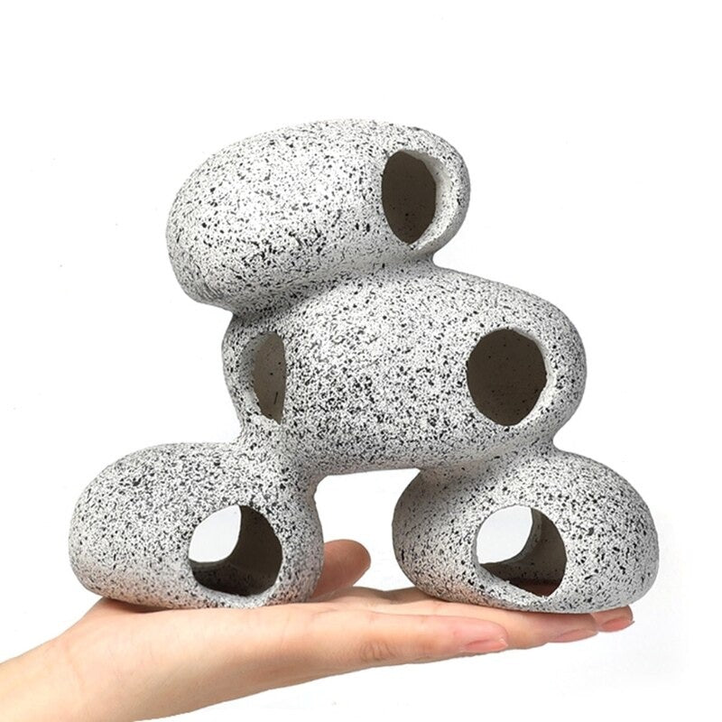 Aquarium Decoration for Freshwater and Saltwater Aquariums Precise Reliable and Easy to Install — side view