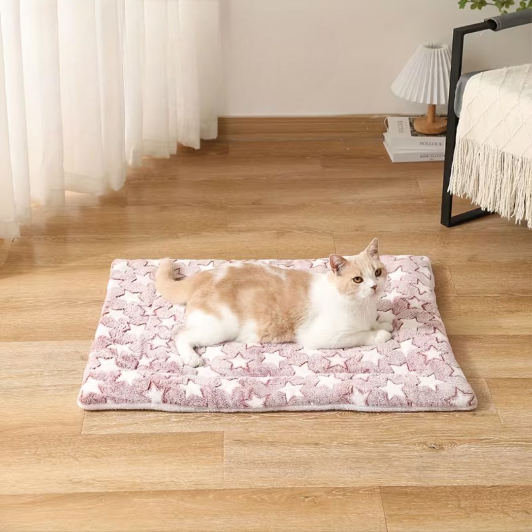 Soft Fleece Blanket For Dogs With Reversible Design And Pillow