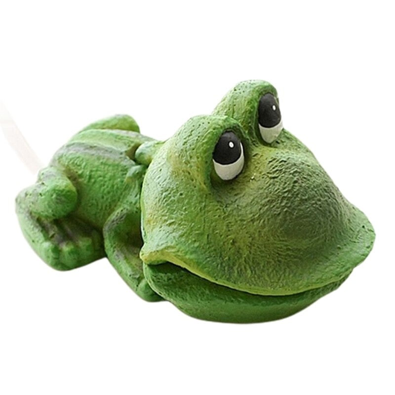 Artificial Resin Frog Ornament For Aquarium