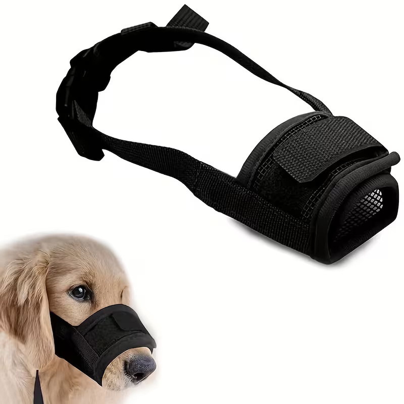 Dog Mouth Cover With Adjustable StrapsDog Mouth Cover With Adjustable Straps - Image 3