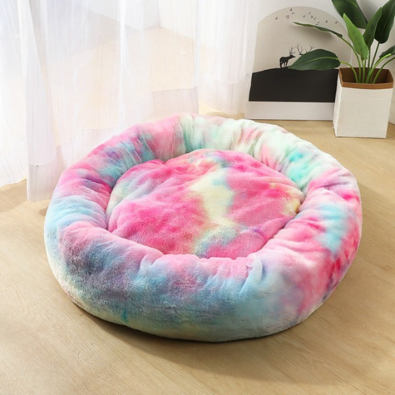 Round Cat Colorful BedRound Cat Colorful Bed - Image 2