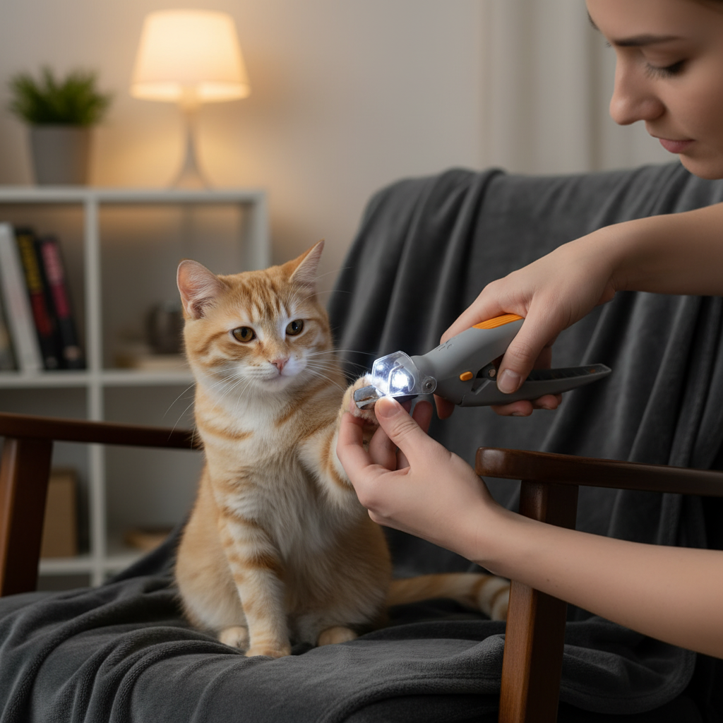 LED Assisted Nail Trimmer for Cats and Dogs