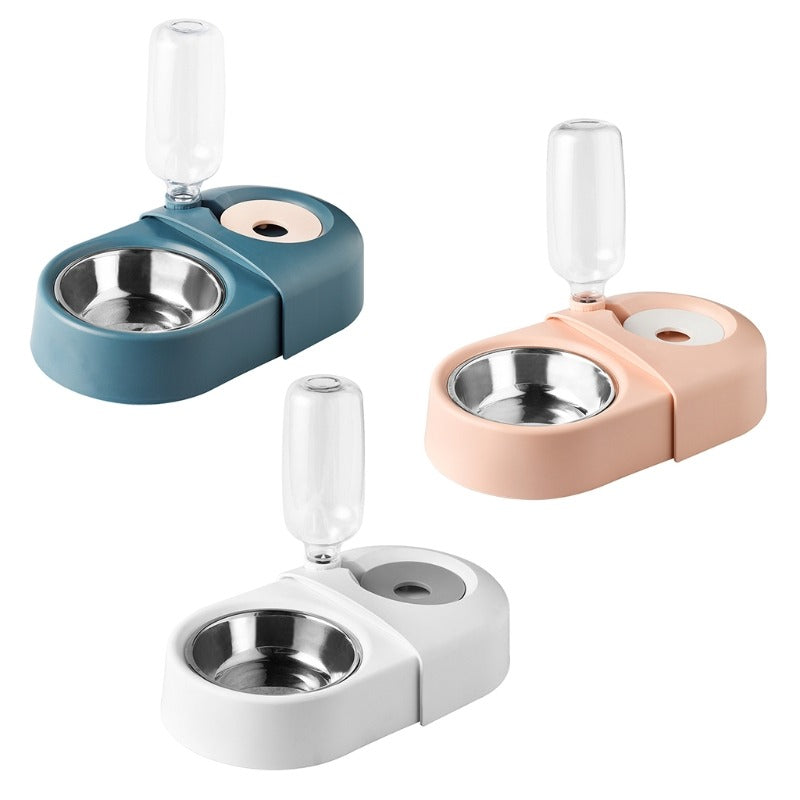 Stainless Steel Dog Water Bowl for Small to Large Dogs Easy Clean Healthy Eating for Pets — front view
