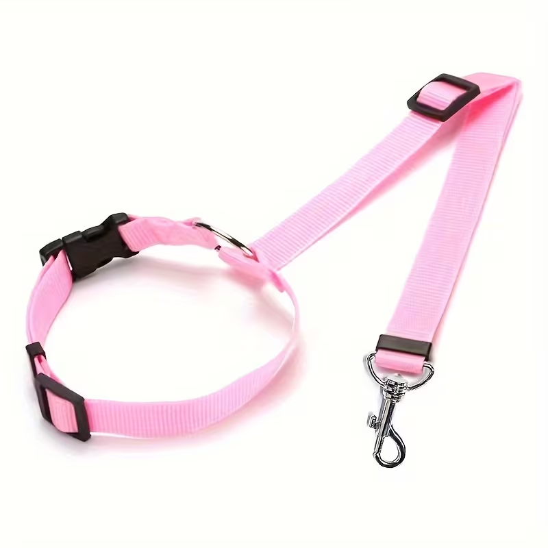 Pet Car Safety Seat Belt With Adjustable Dog Harness StrapPet Car Safety Seat Belt With Adjustable Dog Harness Strap - Image 9