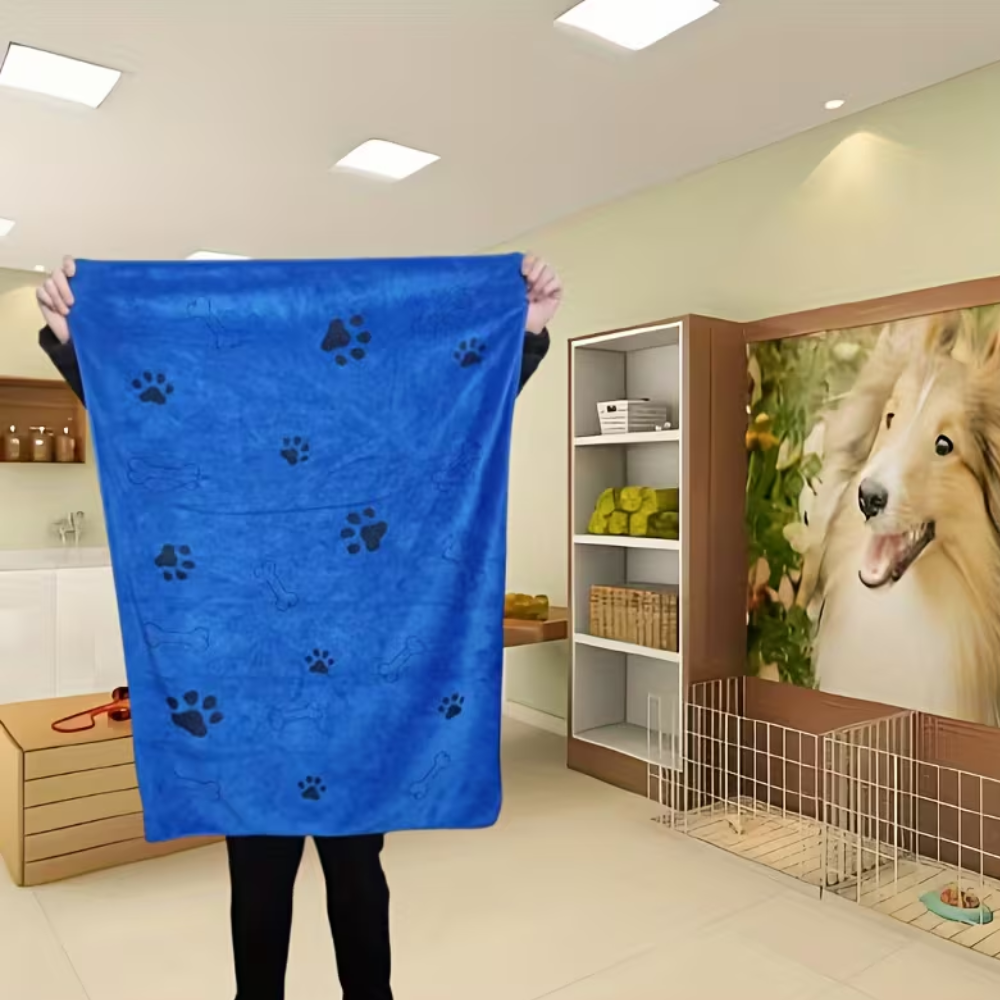 Pet Bath Towel With Fast Drying Microfiber For DogsPet Bath Towel With Fast Drying Microfiber For Dogs - Image 5