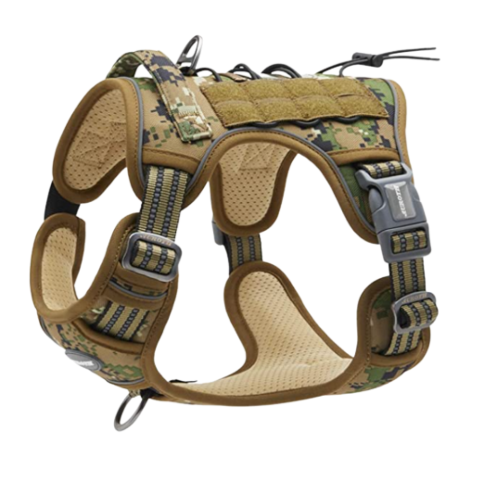 Reflective Safety Dog Harness for S to XL Dogs with Adjustable and Breathable