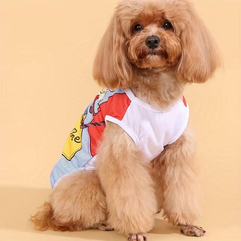 Seasonal Printed Pullover Vest For Dogs