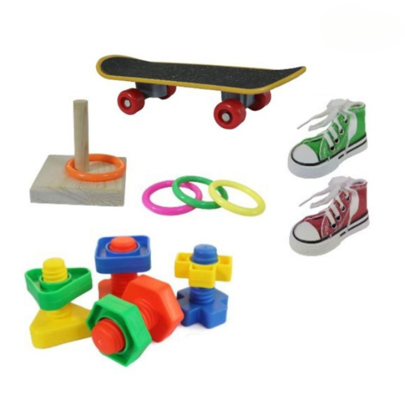 Wood Dog Chew Toy for Small to Large Dogs Durable Non-toxic Playtime Entertainment — side view