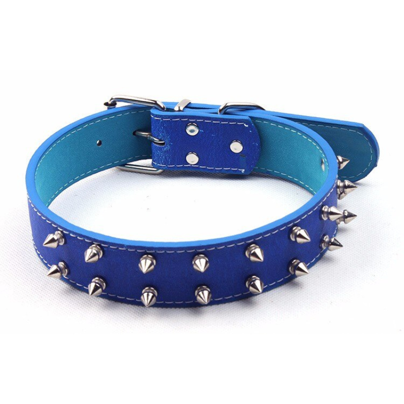 Sharp Spiked Studded Leather Dog CollarsSharp Spiked Studded Leather Dog Collars - Image 7